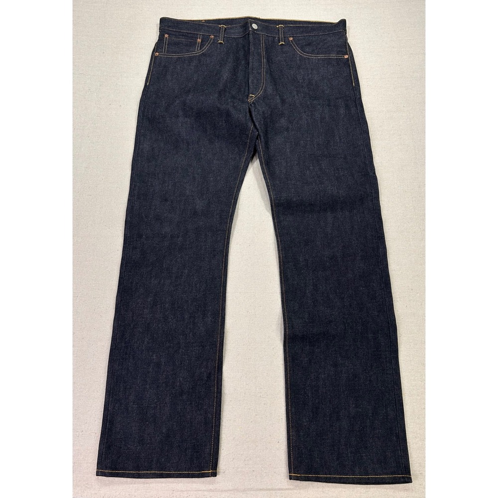 RRL Ralph Lauren Men 38 Straight JAPAN Selvedge Denim Jeans Indigo Made USA NWOT
